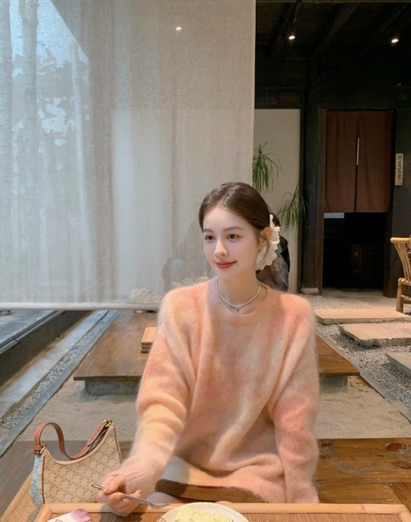 ảnh gái xinh mặc pinky 5