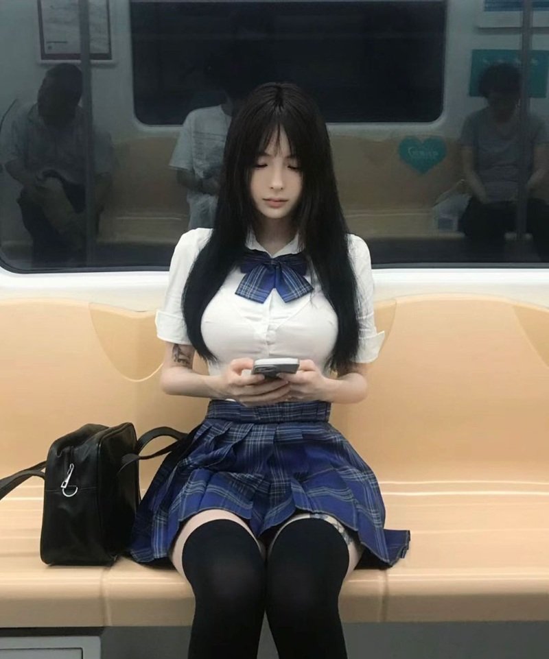 ảnh gái xinh mặc váy 36