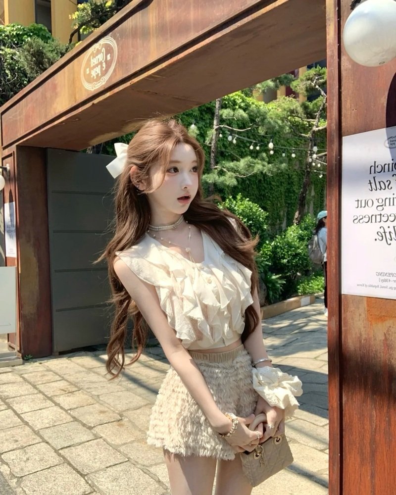 ảnh gái xinh tóc dài 14