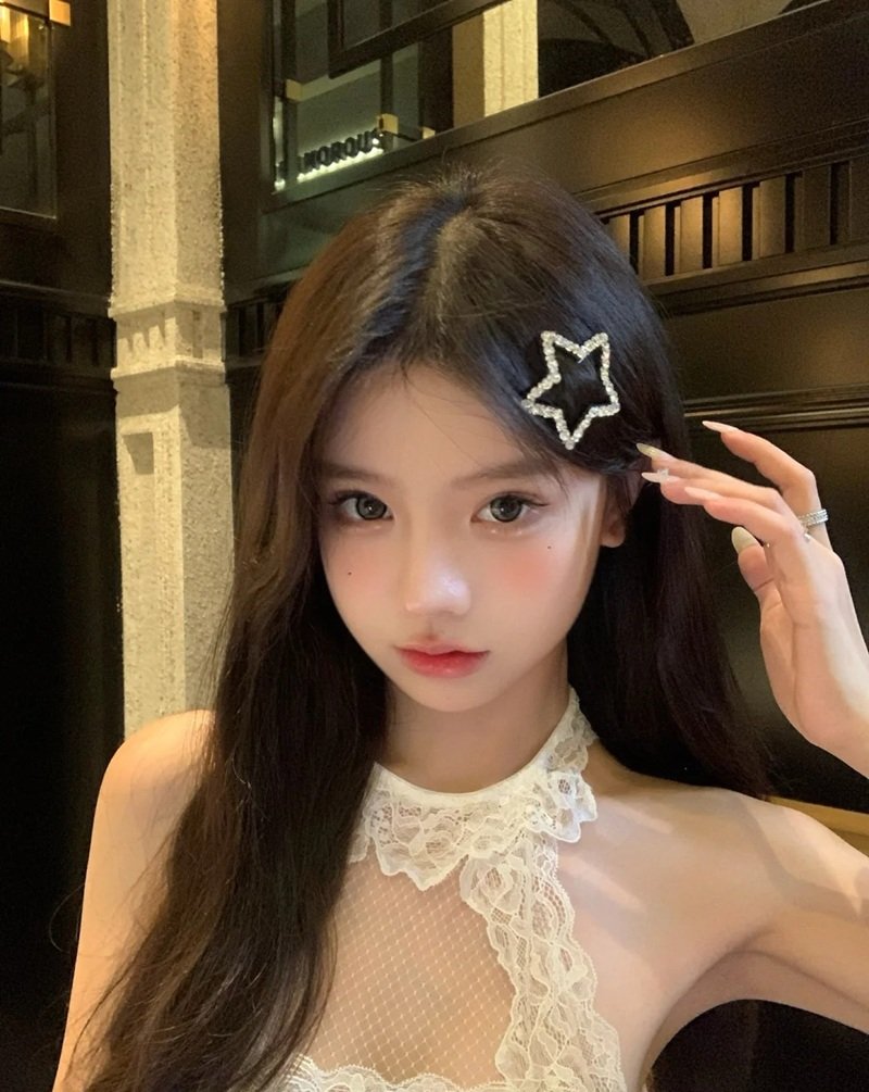 ảnh gái xinh tóc dài 27