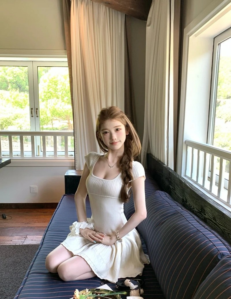 ảnh gái xinh tóc dài 9