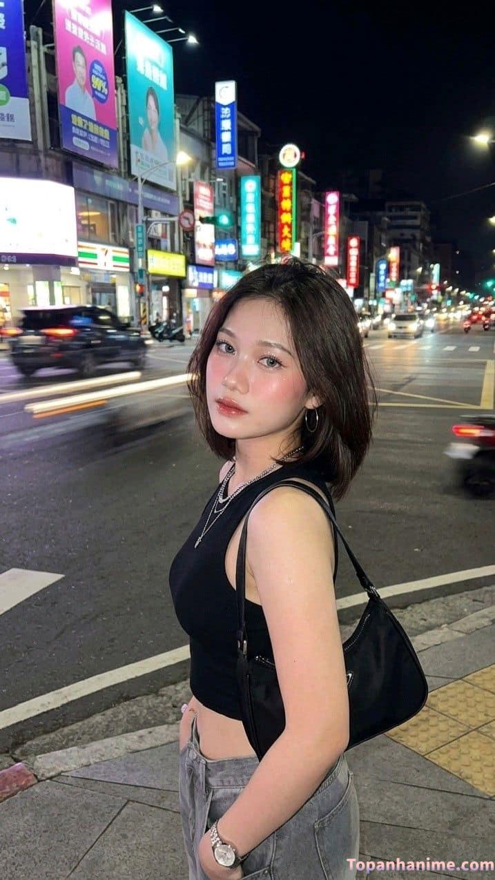 Ảnh gái xinh tóc ngang vai 2k3 3