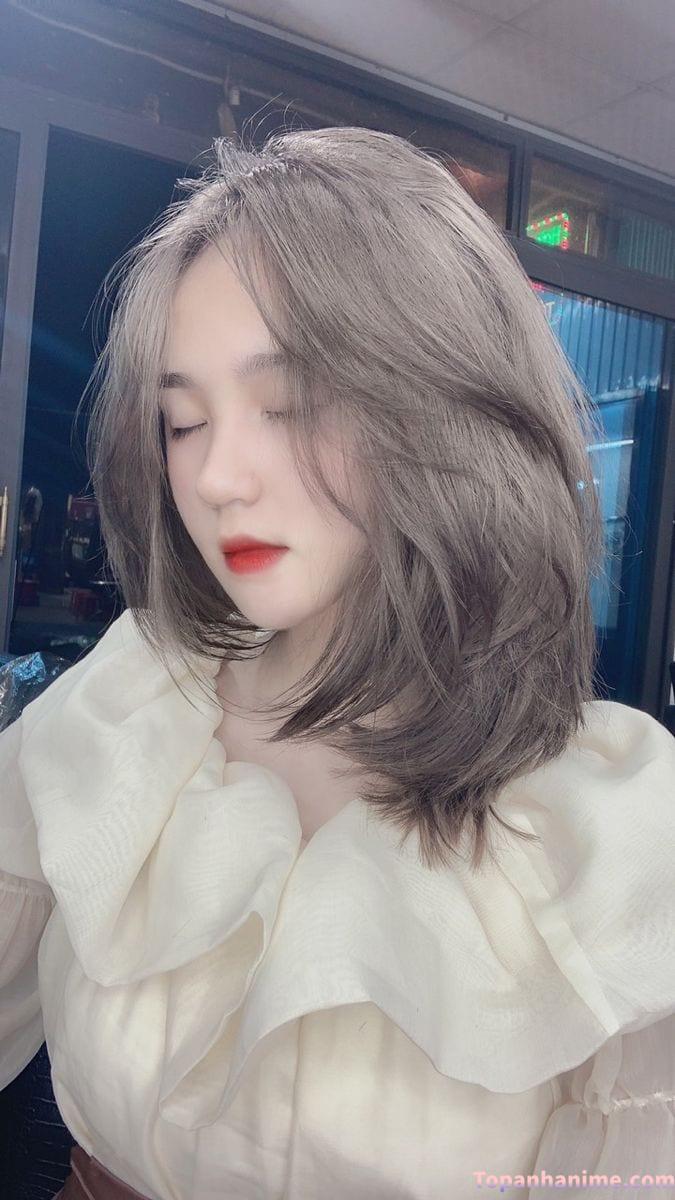 Ảnh gái xinh tóc ngang vai 2k3 5