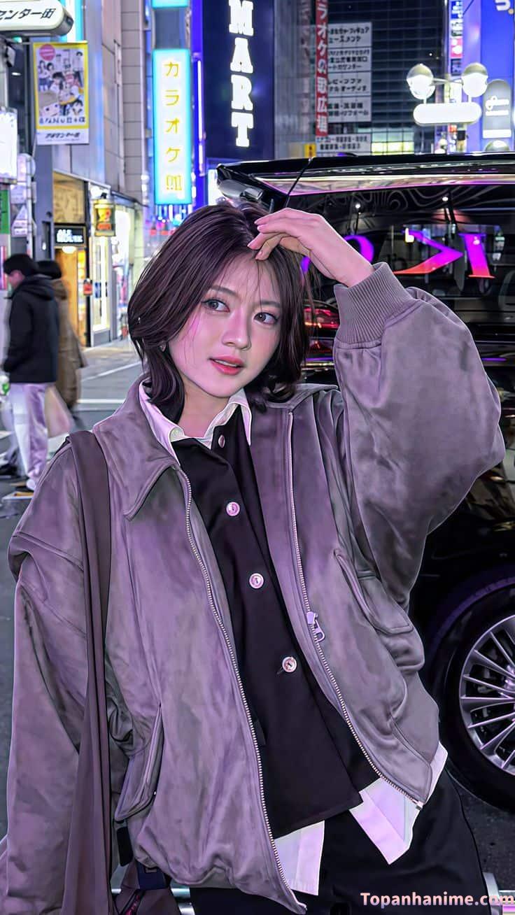 Ảnh gái xinh tóc ngang vai 2k3 7