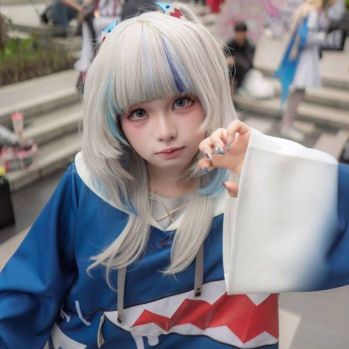 Ảnh Yaoyaoqwq Gawr Gura cosplay 30