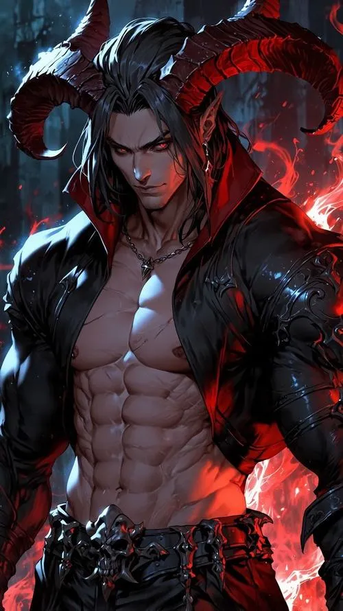 Hình Ảnh Ác Quỷ Nam Anime Ngầu 15