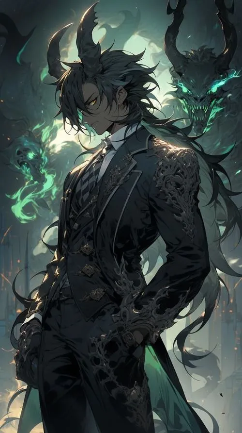 Hình Ảnh Ác Quỷ Nam Anime Ngầu 30