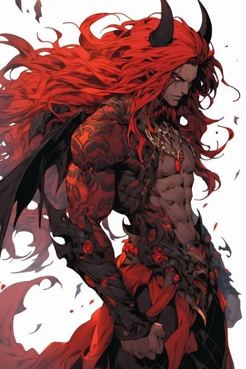 Hình Ảnh Ác Quỷ Nam Anime Ngầu 33