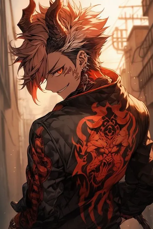 Hình Ảnh Ác Quỷ Nam Anime Ngầu 46