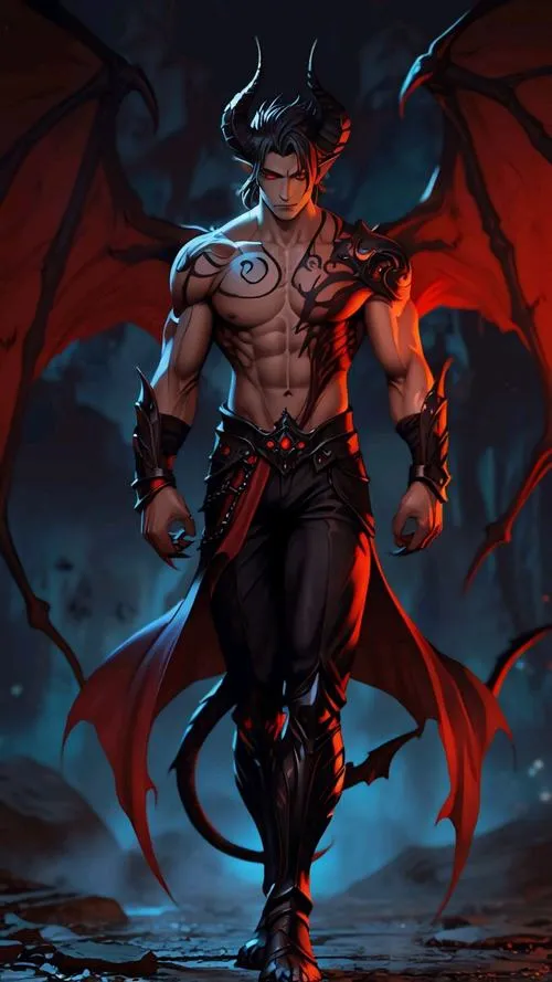 Hình Ảnh Ác Quỷ Nam Anime Ngầu 65