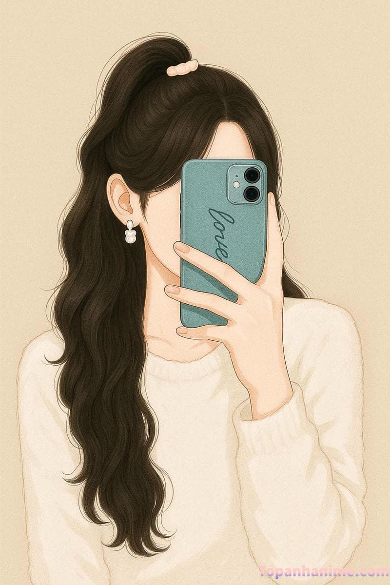 ảnh anime che mặt 27