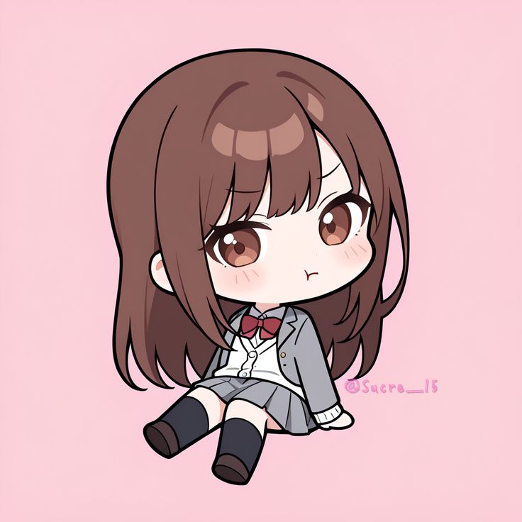 Hình Ảnh Chibi Nữ Cute Đơn Giản 6