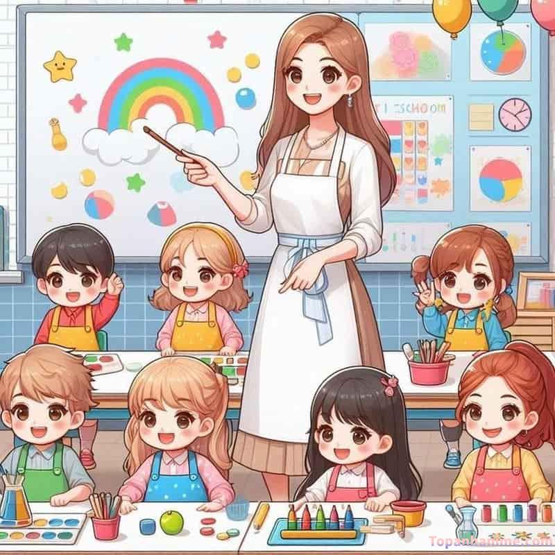 Hình ảnh cô giáo chibi 22