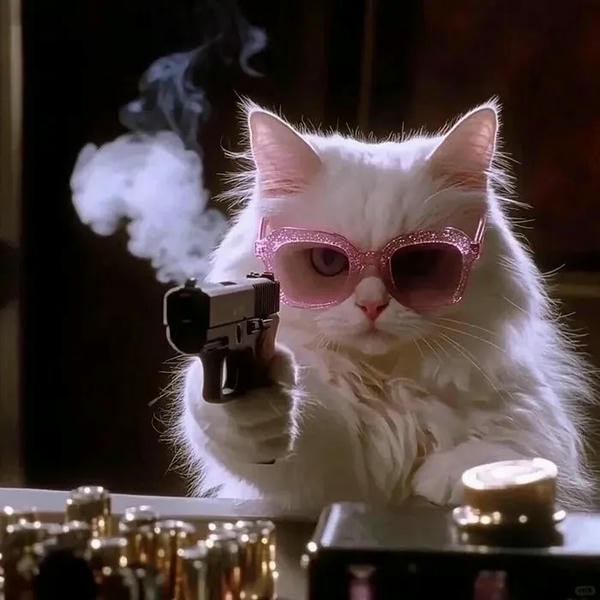 ảnh con mèo ngầu 3