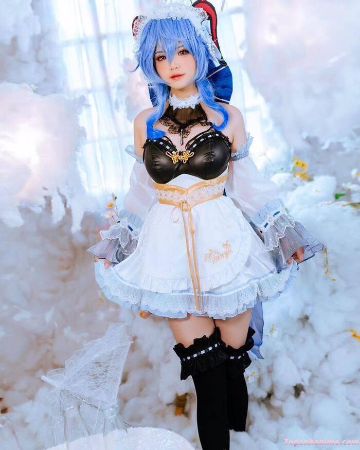 ảnh cosplay Ganyu 16
