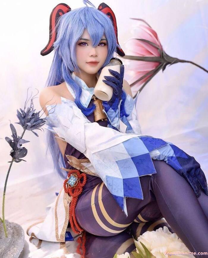 ảnh cosplay Ganyu 23