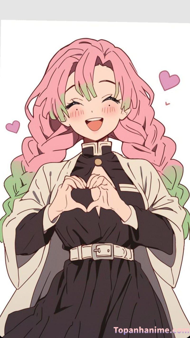 ảnh Mitsuri anime xinh đẹp 19