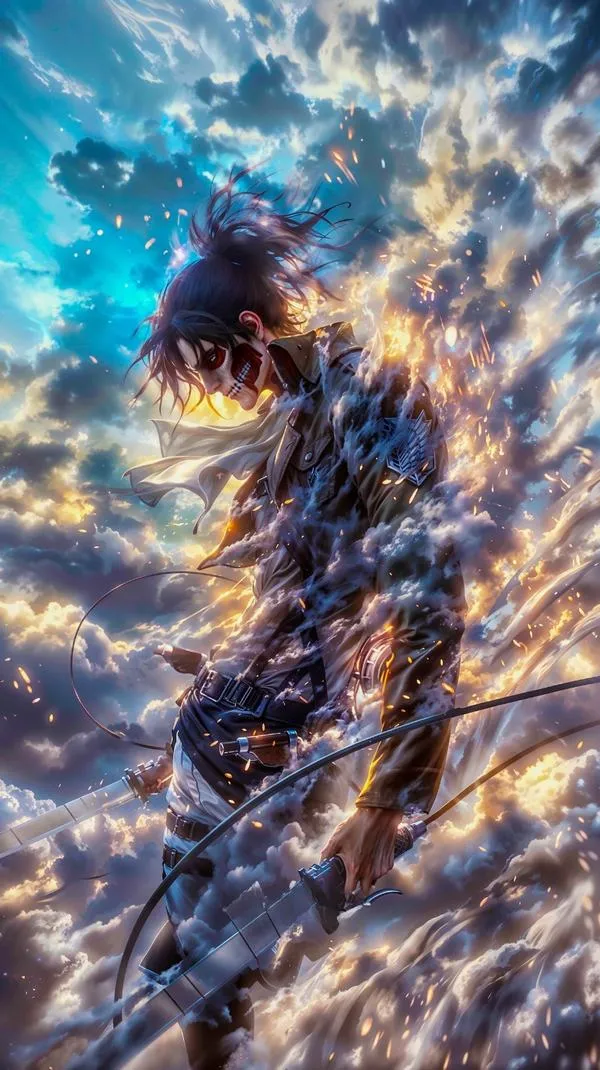 Hình Ảnh Eren Yeager ngầu 20