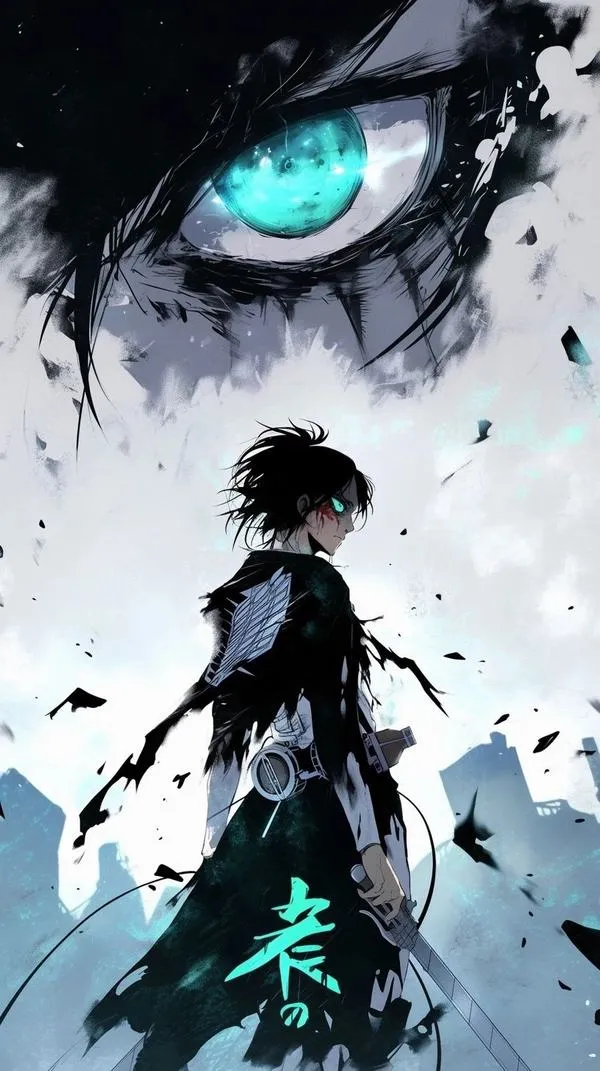 Hình Ảnh Eren Yeager ngầu 41