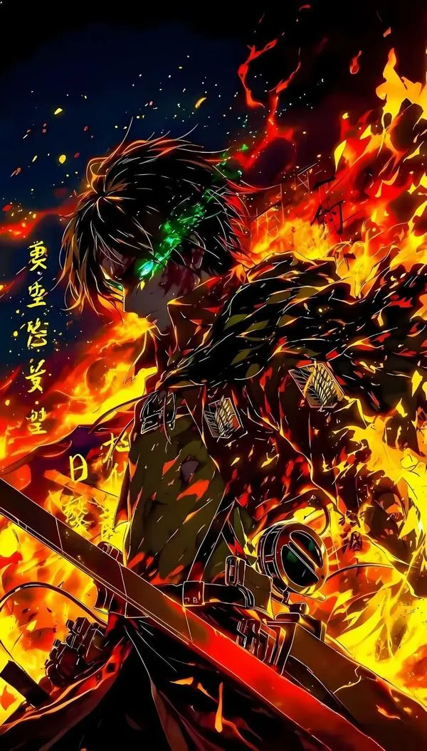 Hình Ảnh Eren Yeager ngầu 5
