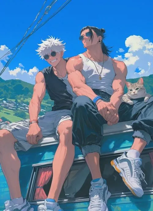 Hình Ảnh Gojo và Geto đẹp 33