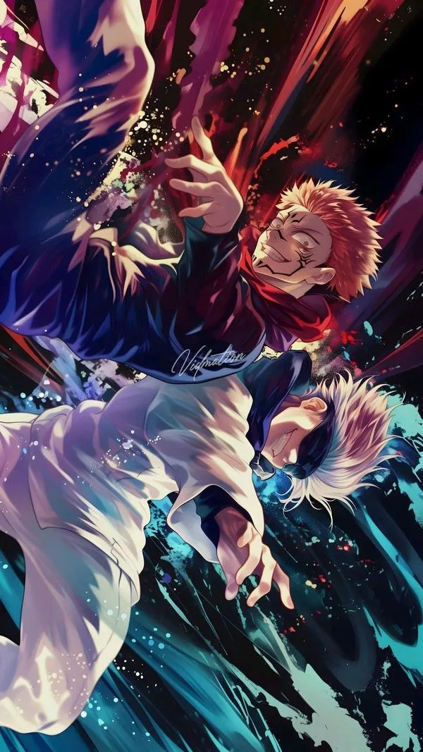 Hình Ảnh Gojo vs Sukuna ngầu 12