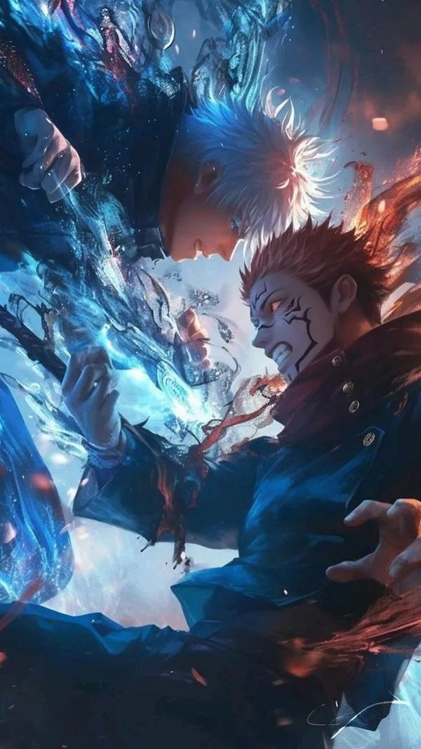 Hình Ảnh Gojo vs Sukuna ngầu 34