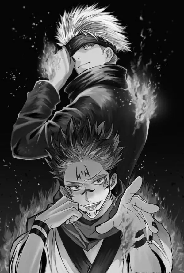 Hình Ảnh Gojo vs Sukuna ngầu 54