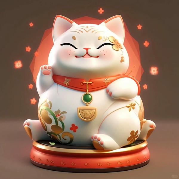 hình ảnh mèo thần tài 2