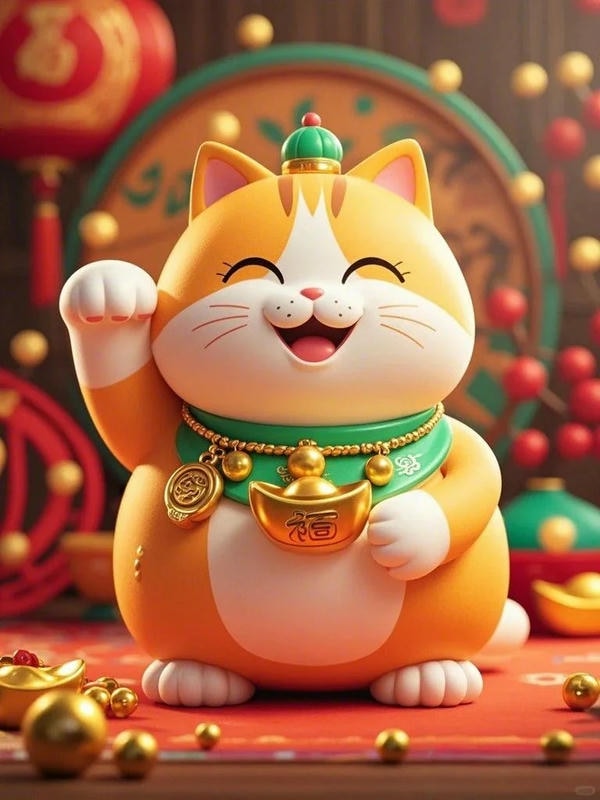 hình ảnh mèo thần tài 33