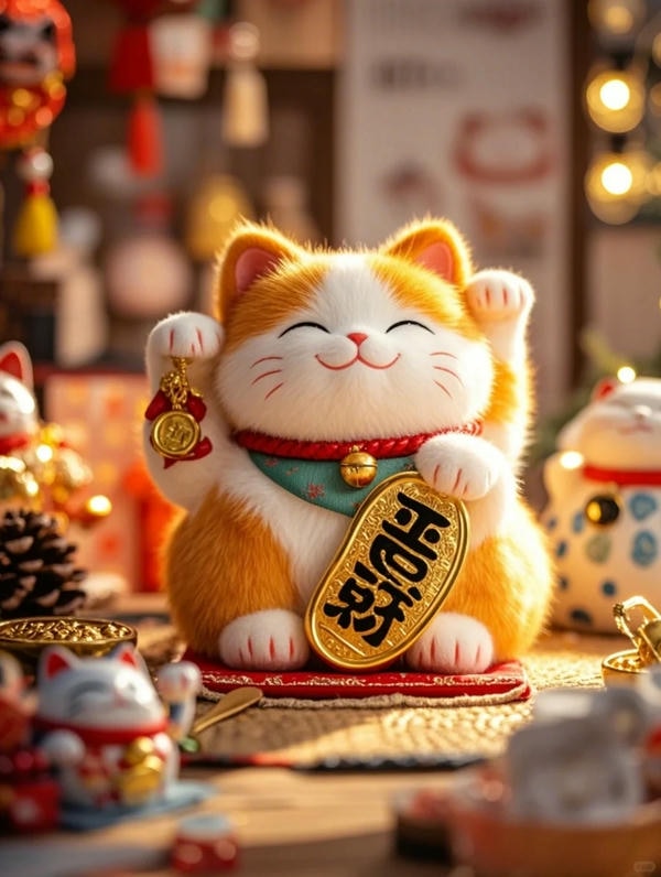 hình ảnh mèo thần tài 6