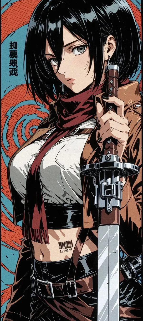 Hình Ảnh Mikasa Ackerman 1