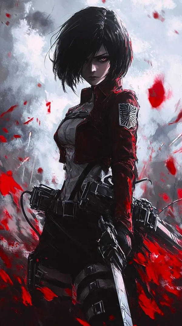 Hình Ảnh Mikasa Ackerman 12