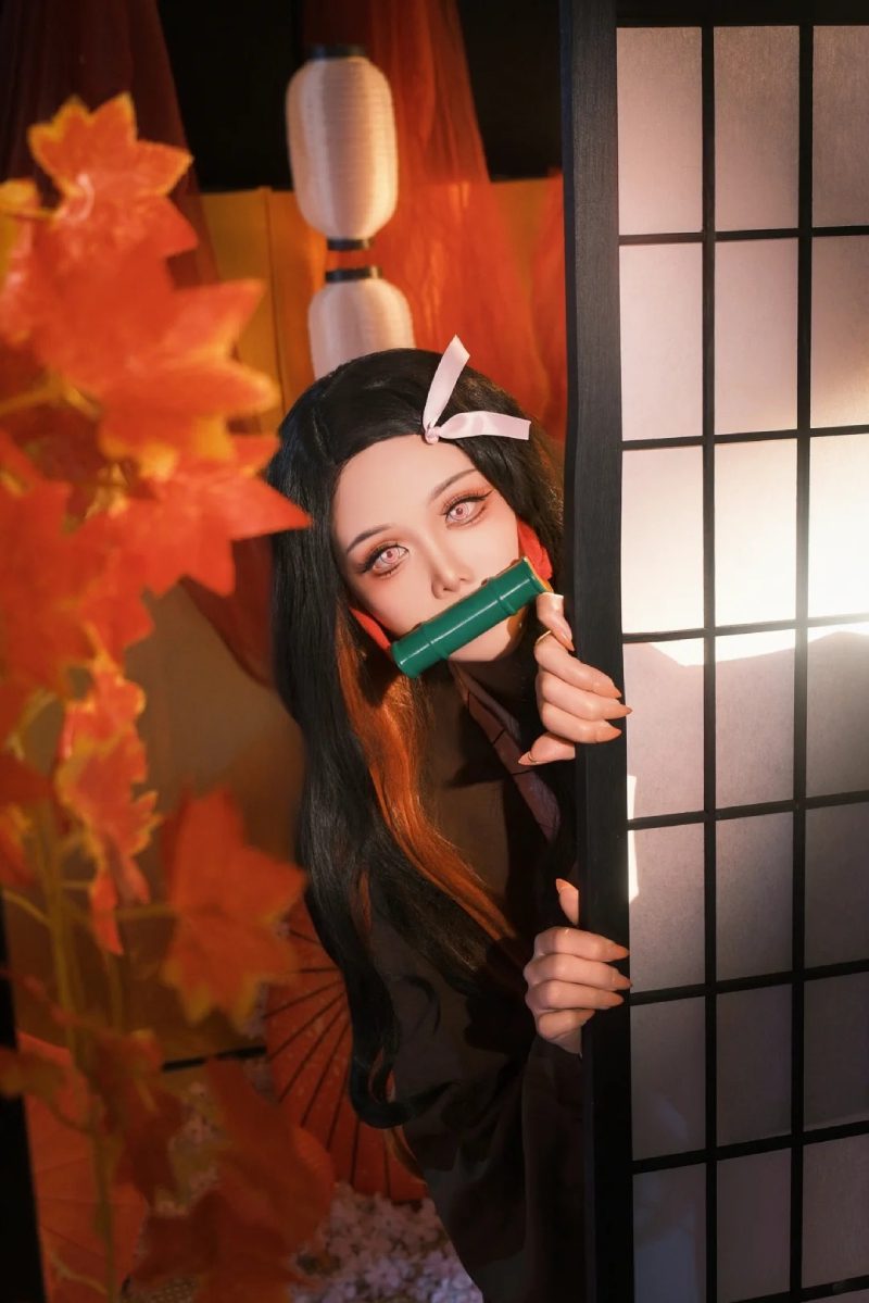 ảnh Nezuko cosplay 3
