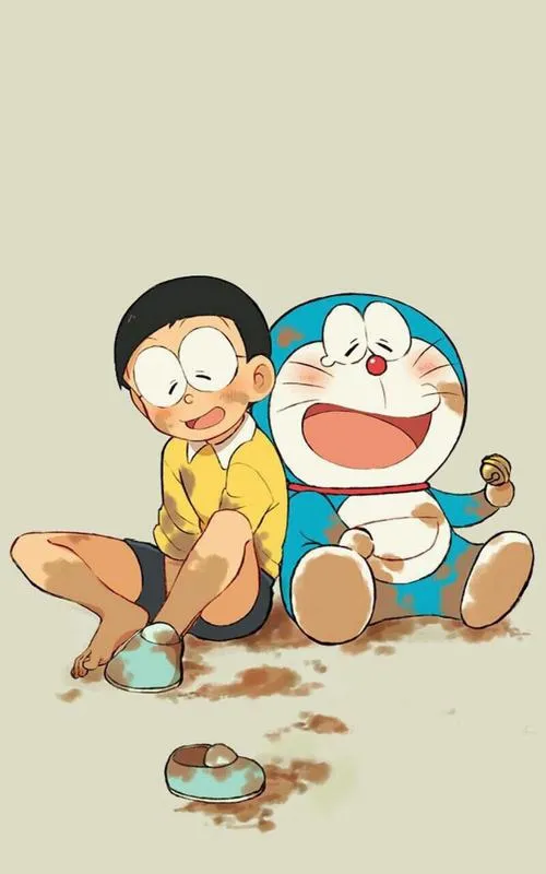 Hình Ảnh Nobita và Doremon cute 56