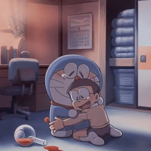 Hình Ảnh Nobita và Doremon cute 60