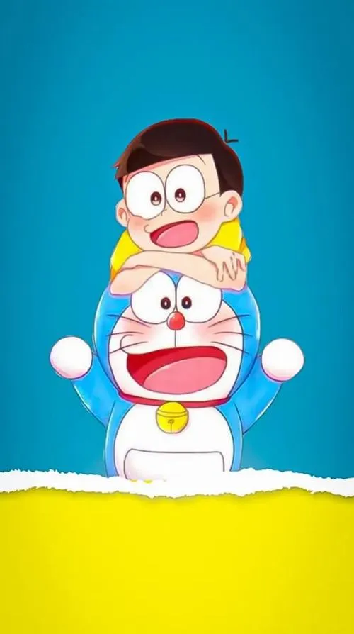 Hình Ảnh Nobita và Doremon cute 64