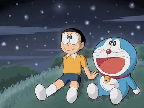 Hình Ảnh Nobita và Doremon cute 67