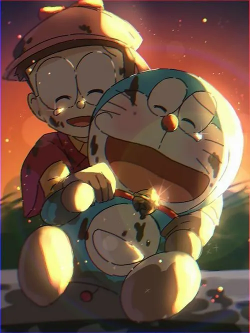 Hình Ảnh Nobita và Doremon cute 52