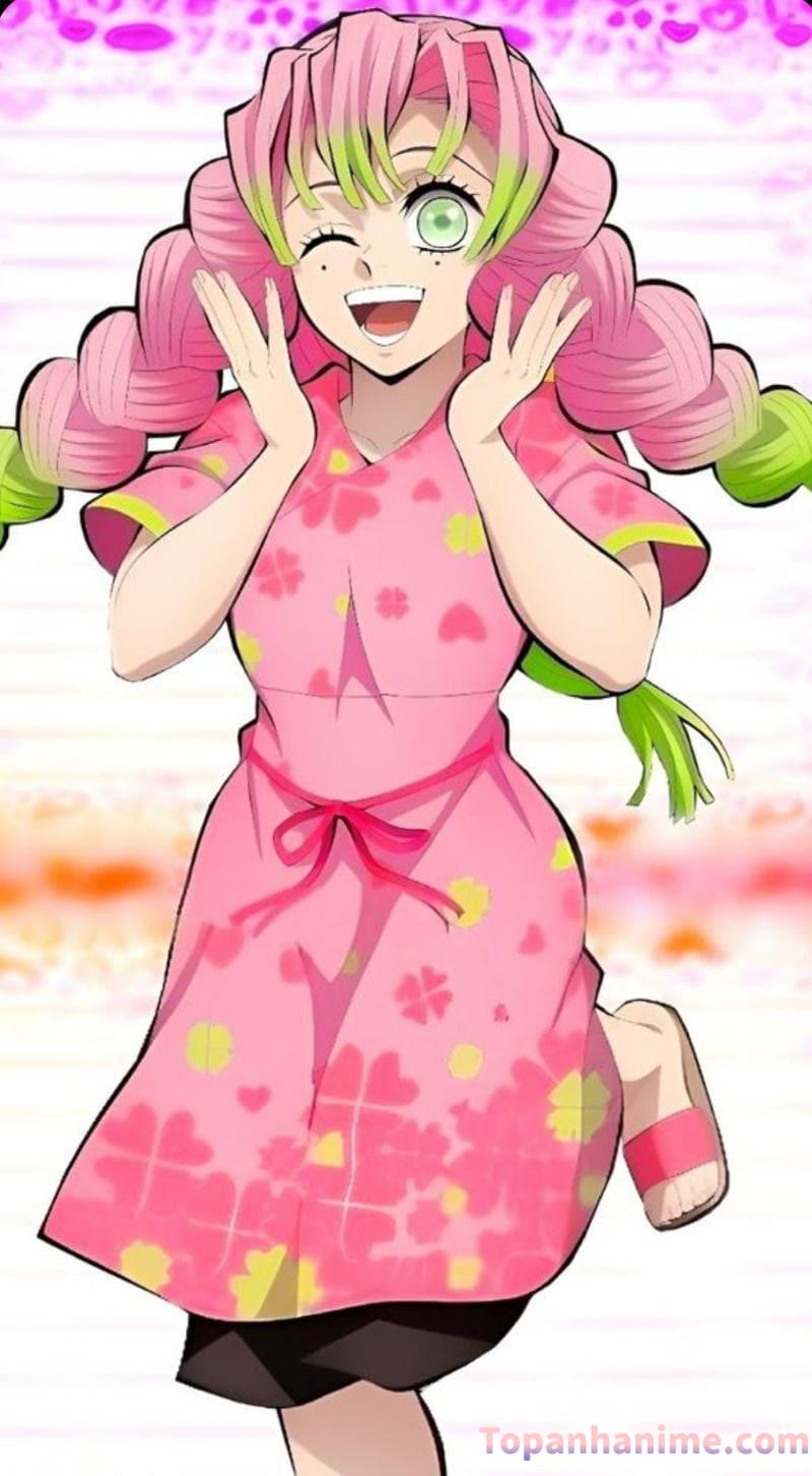 ảnh Mitsuri anime xinh đẹp 22