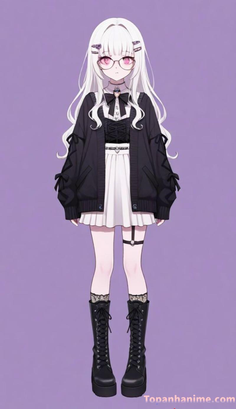 ảnh gái anime mặc váy ngắn 24