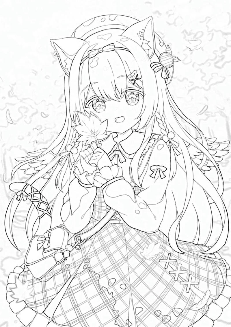 ảnh anime không màu 42