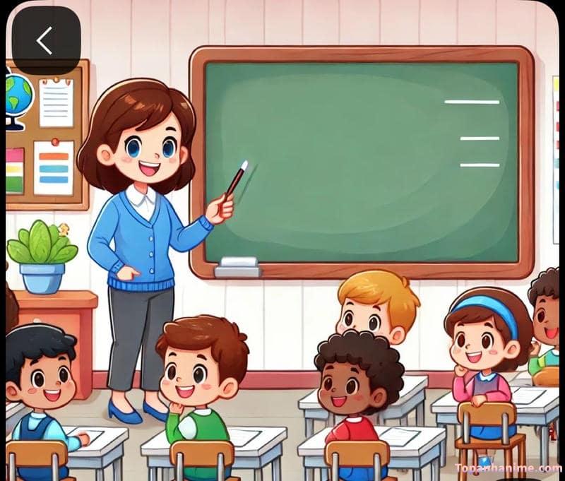 Hình ảnh cô giáo chibi 26