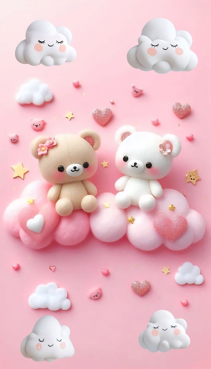 Hình nền cute màu hồng 8