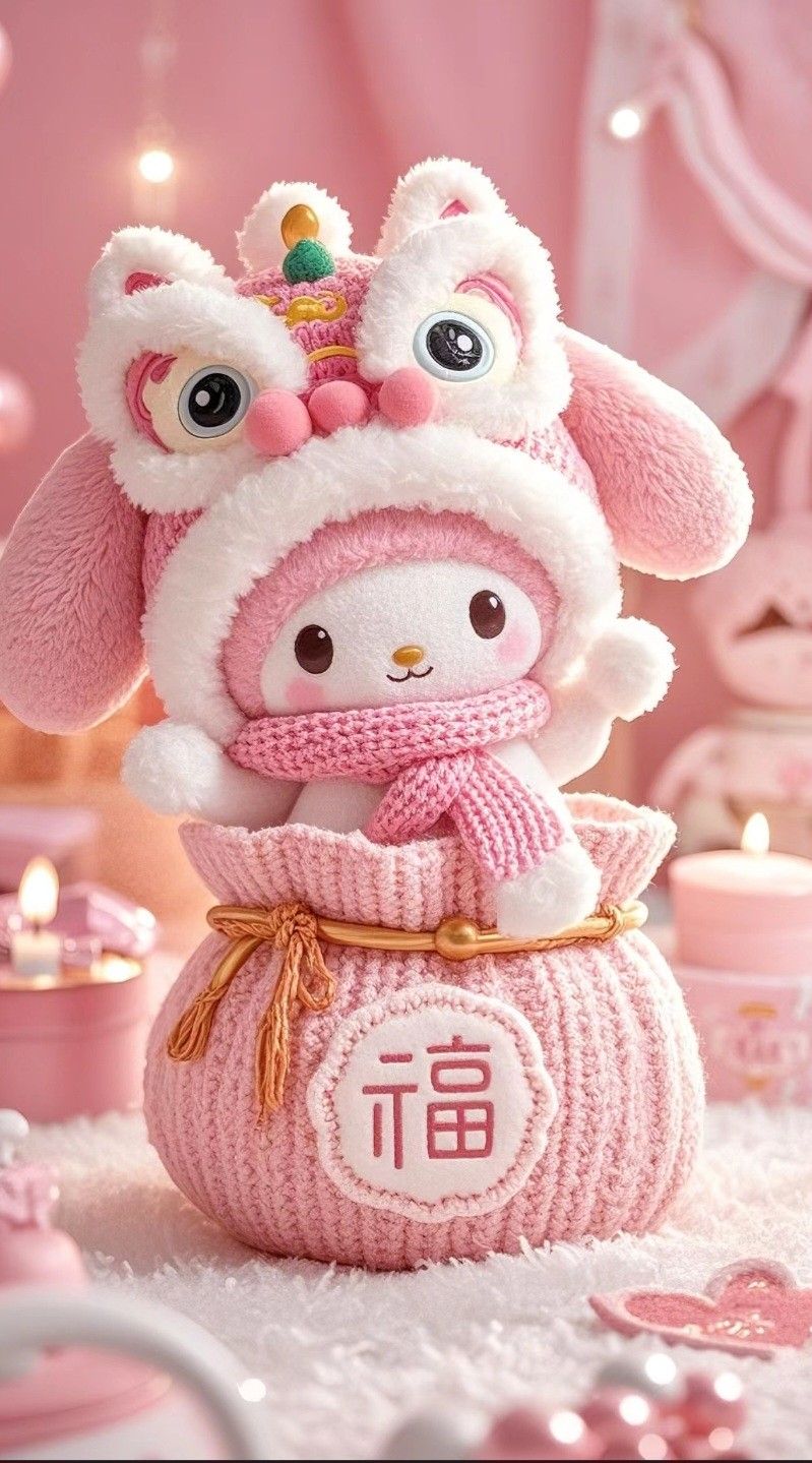 Hình nền cute màu hồng 4
