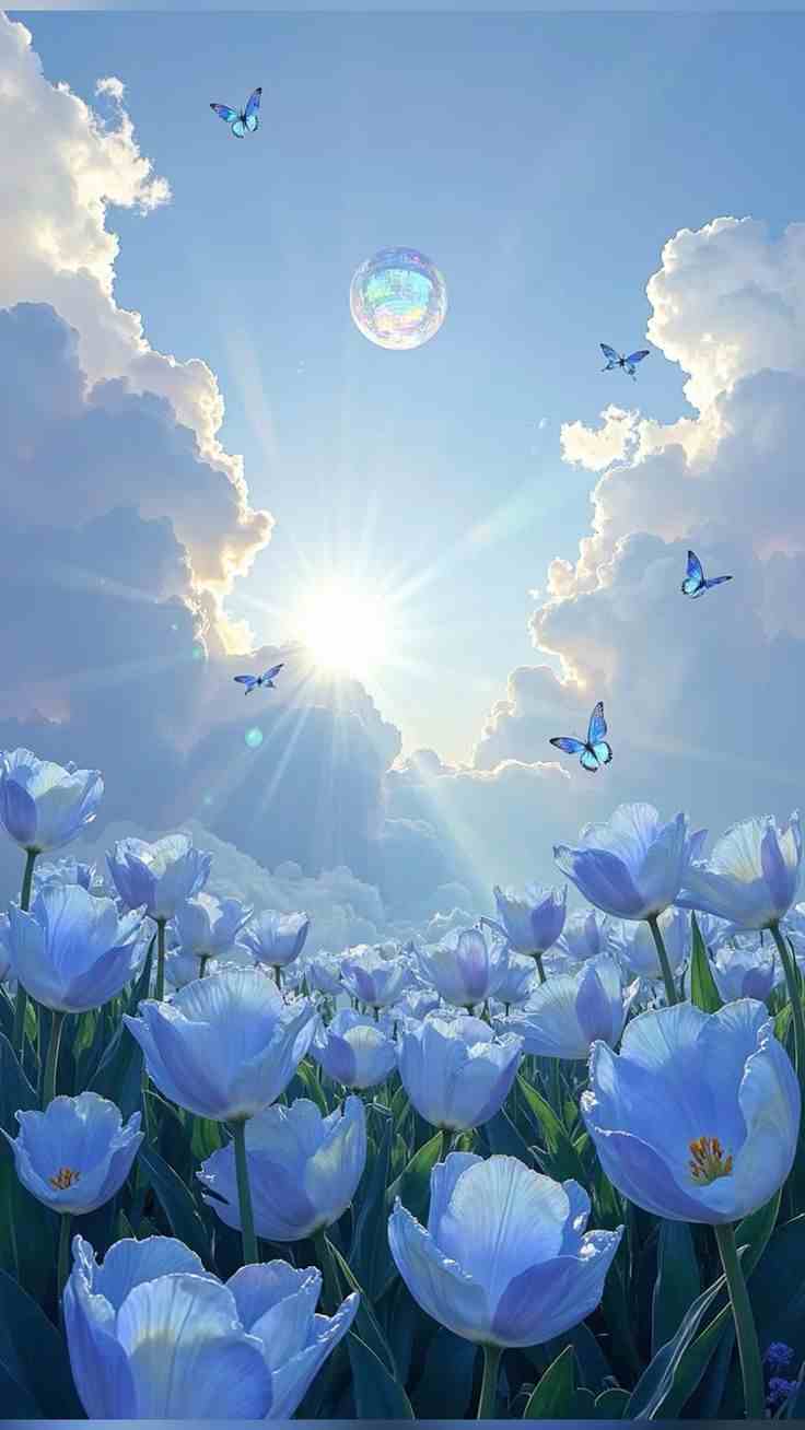 Hình nền hoa tulip chill 16