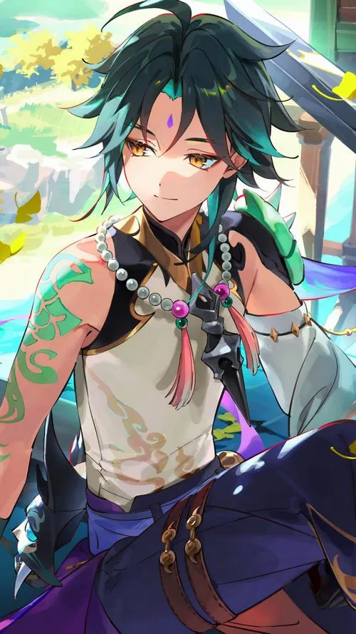 Hình nền Xiao Genshin Impact 12