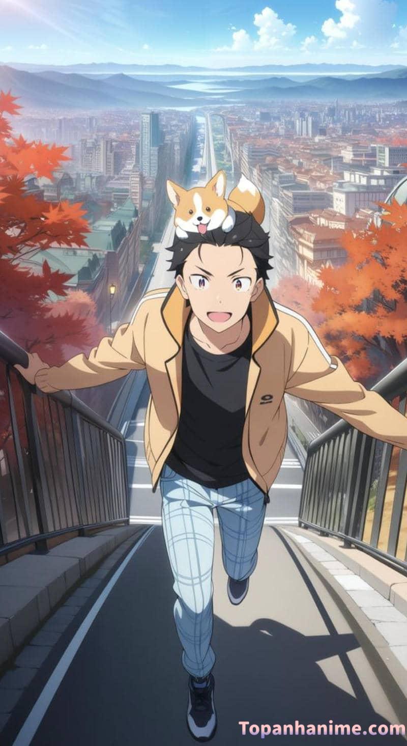 ảnh Natsuki Subaru anime 26