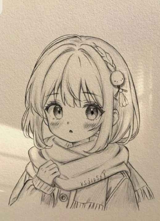 Hình Vẽ Anime Cute 8