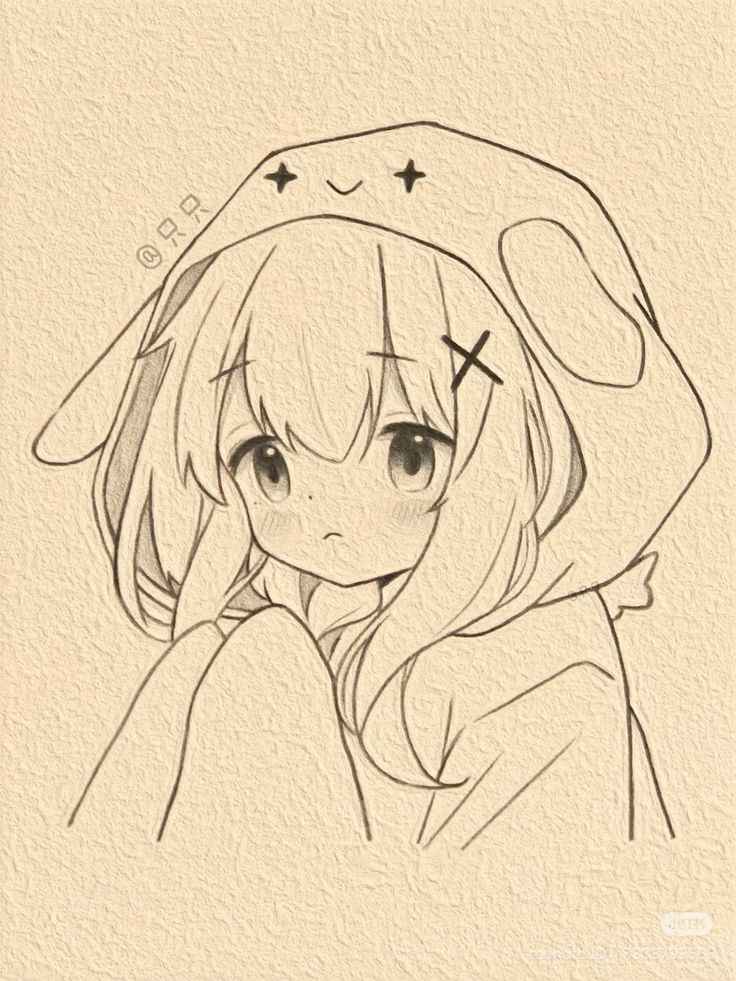 Hình Vẽ Anime Cute 6